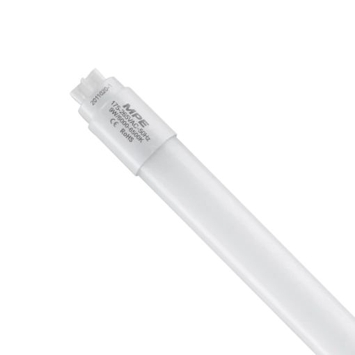 Bóng đèn LED tube nhựa Nano PC T8 0.6m 9W sáng vàng MPE NT8-60V