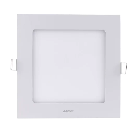 Đèn LED panel nhôm âm trần vuông dimmer 9W sáng trắng MPE SPL-9T/DIM