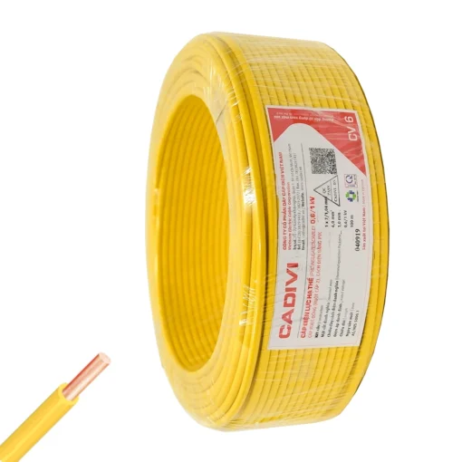 Dây điện ruột cứng VC-3mm2, 600V Cadivi