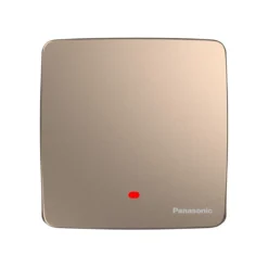 Bộ công tắc 2 cực Minerva 20A bắt vít màu vàng ánh kim Panasonic WMTV503307MYZ